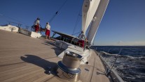 Sailing yacht Zefira On Deck